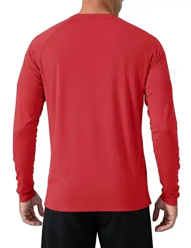 TACVASEN Men's Long Sleeve Shirts UPF 50+ Sun Protection Dry Fit Shirt Lightweight Workout Athletic T-Shirt Rash Guard - TACVASEN (1)