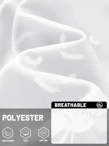 TACVASEN Men's Sun Shirt UPF 50+ Long Sleeve UV Protection Lightweight Rash Guard Swim Shirt Quick Dry Fishing T-Shirt - 4