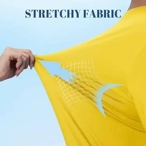 TACVASEN Men's Sun Shirt UPF 50+ Long Sleeve UV Protection Lightweight Rash Guard Swim Shirt Quick Dry Fishing T-Shirt - 5