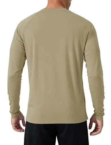 TACVASEN Men's Sun Shirt UPF 50+ Long Sleeve UV Protection Lightweight Rash Guard Swim Shirt Quick Dry Fishing T-Shirt - 2