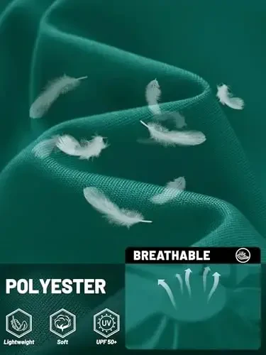 TACVASEN Men's Sun Shirt UPF 50+ Long Sleeve UV Protection Lightweight Rash Guard Swim Shirt Quick Dry Fishing T-Shirt - 4