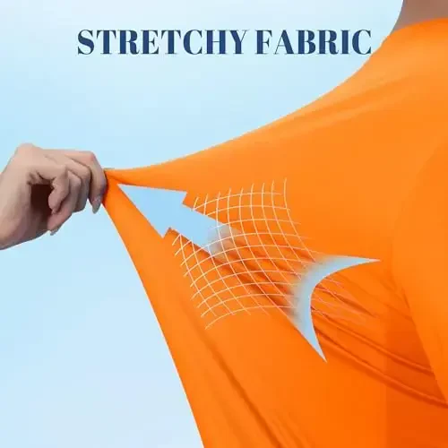 TACVASEN Men's Sun Shirt UPF 50+ Long Sleeve UV Protection Lightweight Rash Guard Swim Shirt Quick Dry Fishing T-Shirt - 5