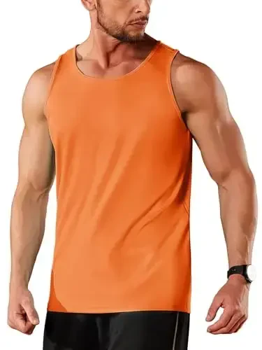 TACVASEN Men's Workout Tank Tops Sleeveless UPF 50+ Summer Sun Shirts Quick Dry for Running Swim Gym Beach - TACVASEN (1)
