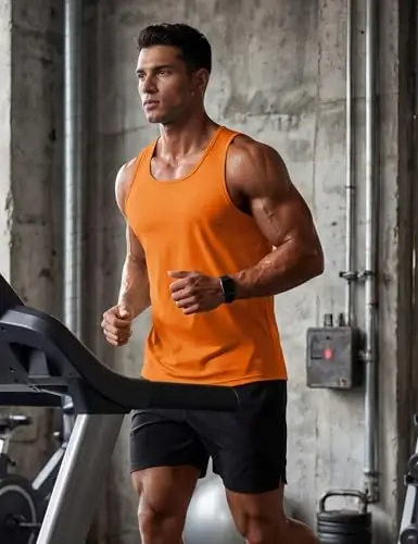 TACVASEN Men's Workout Tank Tops Sleeveless UPF 50+ Summer Sun Shirts Quick Dry for Running Swim Gym Beach - 2