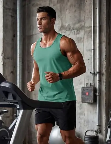 TACVASEN Men's Workout Tank Tops Sleeveless UPF 50+ Summer Sun Shirts Quick Dry for Running Swim Gym Beach - 2