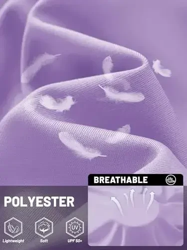 TACVASEN Мужская рубашка от солнца UPF 50+ с длинным рукавом, защищающая от ультрафиолета, легкая быстросохнущая футболка для плавания и рыбалки - 4