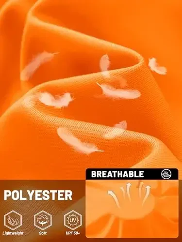 TACVASEN Мужская рубашка от солнца UPF 50+ с длинным рукавом, защита от ультрафиолета, легкая быстросохнущая футболка для плавания, защита от сыпи, футболка для рыбалки - 4