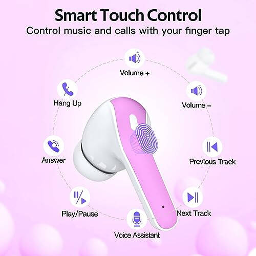 TAGRY Bluetooth Quloqchinlari Haqiqi Simsiz Quloqchinlar 60 soat Davom etadigan O'yin LED Quvvat Displeyli Quloqchinlar Simsiz Zaryadlovchi Qutisi bilan IPX5 Su o'tkazmaydigan Quloq ichiga Quloqchinlar Mikrofonli TV Smartfon Noutbuk Kompyuter Sport - 4