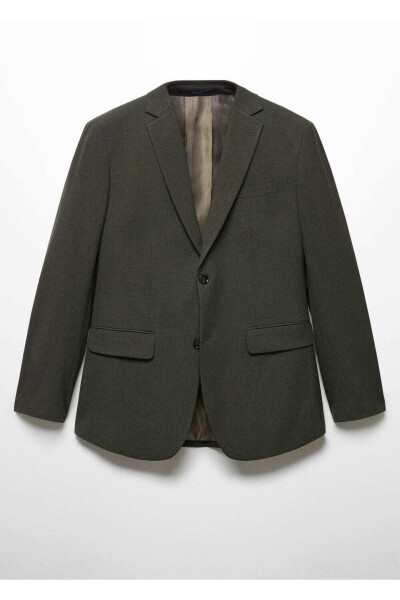 Tailored Blazer in Stretch Fabric with Pinstripe - 3