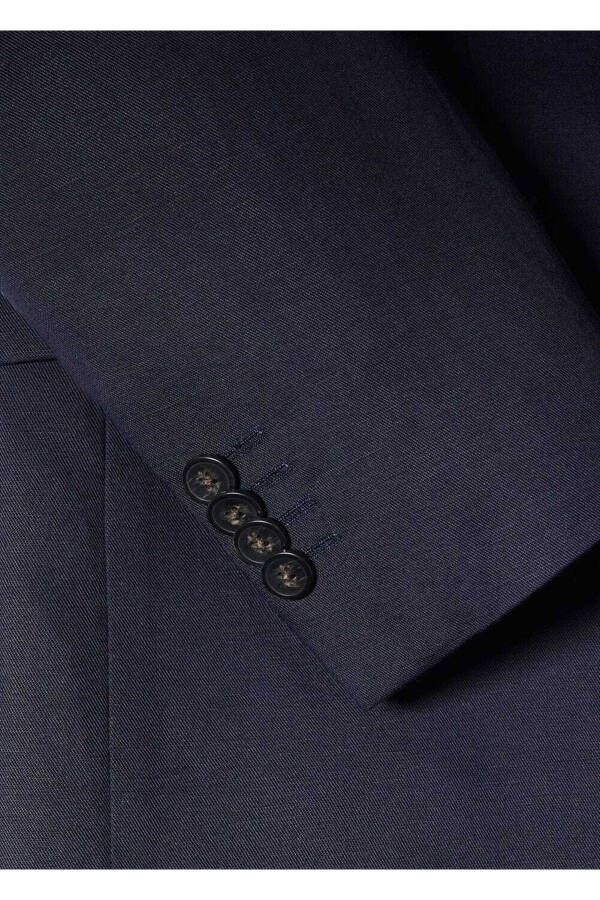 Tailored Linen Suit Blazer - 6