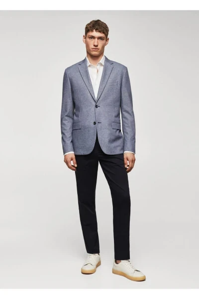 Tailored Mini Bouclé Blazer - MANGO MAN (1)