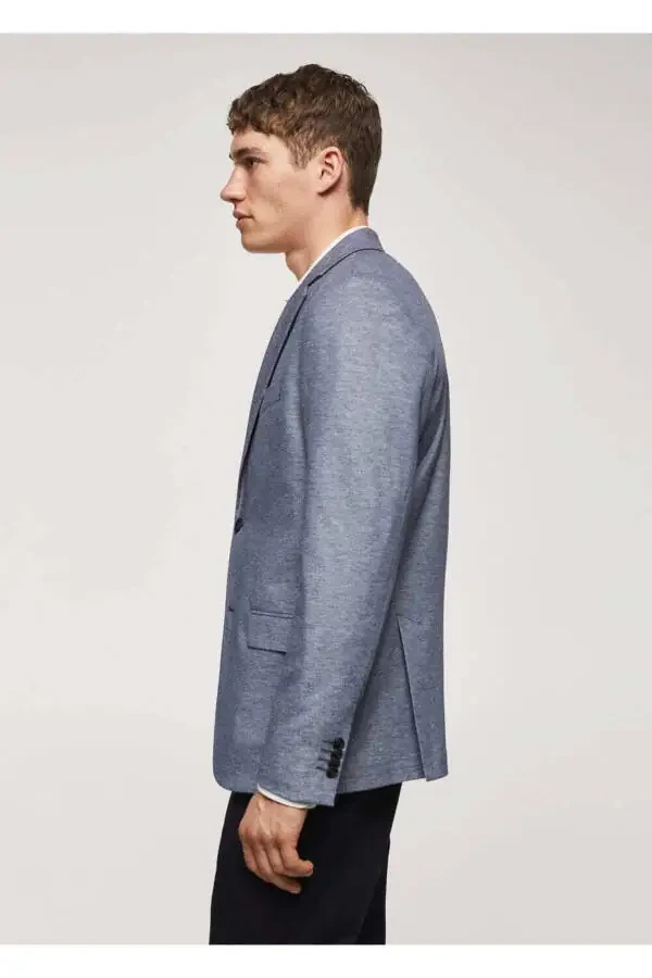 Tailored Mini Bouclé Blazer - 5