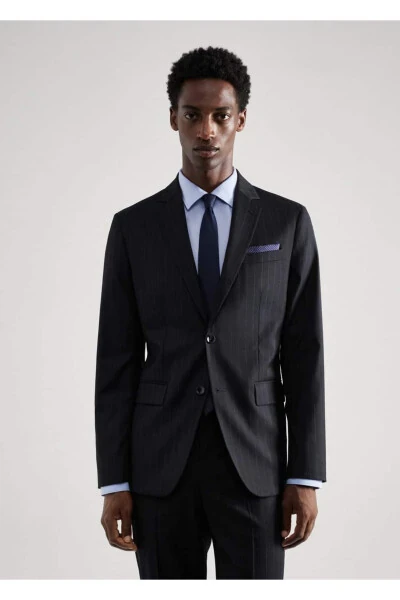 Tailored Stretch Blazer Jacket - 1