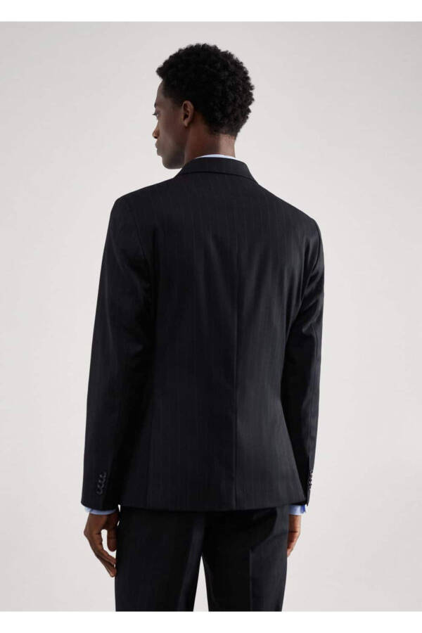 Tailored Stretch Blazer Jacket - 4
