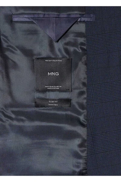 Tailored Stretch-Fabric Blazer With Motif - 6