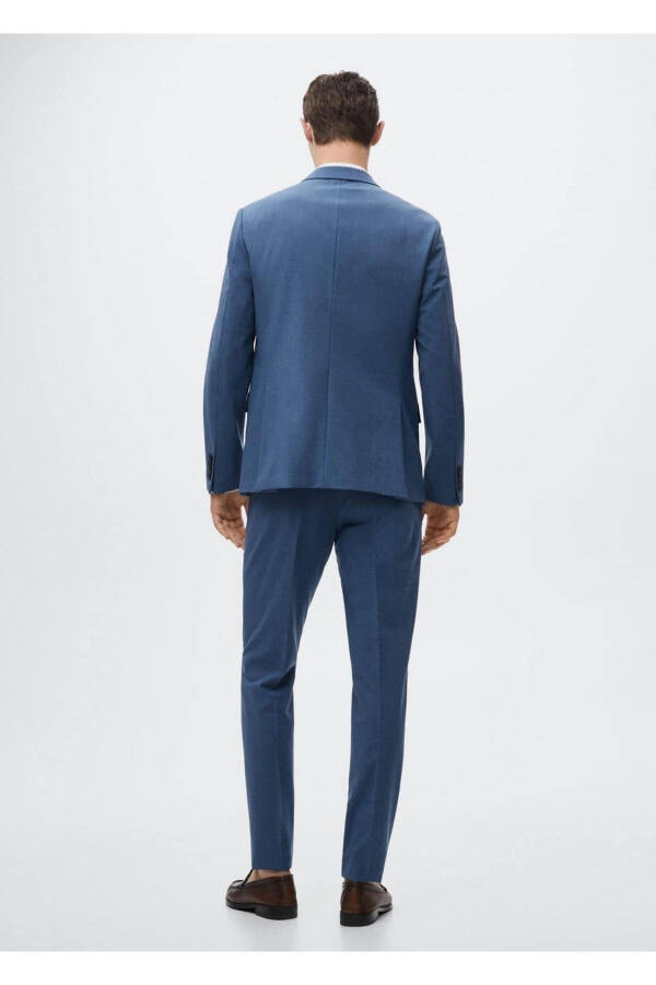 Tailored Wool Blazer Jacket - 4