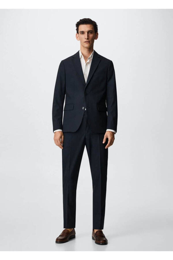 Tailored Wool Blazer Jacket - 2