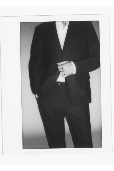 Tailored Wool Blazer Jacket - 6