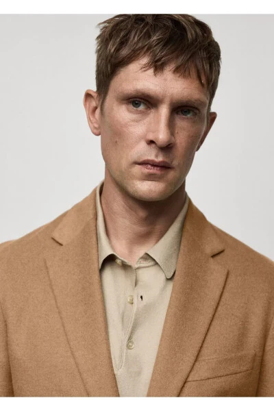 Tailored Wool Blazer Jacket - 7