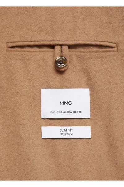 Tailored Wool Blazer Jacket - 8