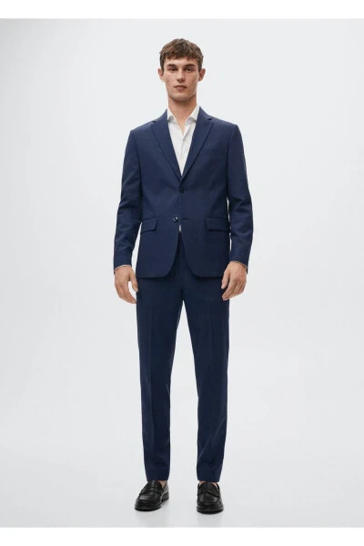 Tailored Wool Blazer Jacket - 2