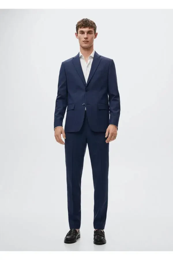 Tailored Wool Blazer Jacket - 2