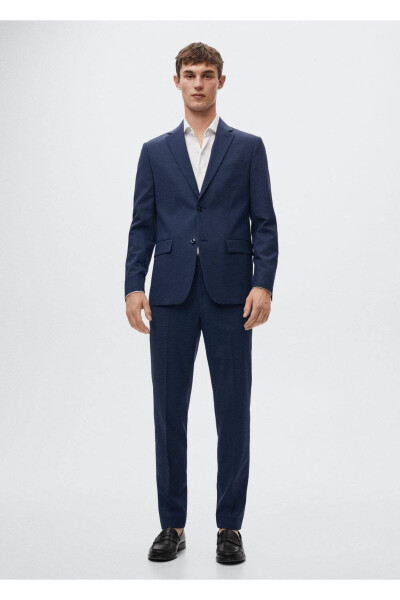 Tailored Wool Blazer Jacket - MANGO MAN (1)