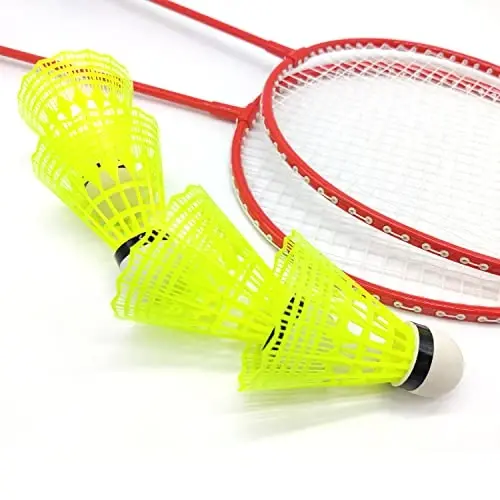 TaktZeit Badminton Birdies 12-Pack Nylon Badminton Shuttlecocks Badminton havaskorlari mashg'ulotlari va hovli oilaviy o'yini uchun birdies - 5