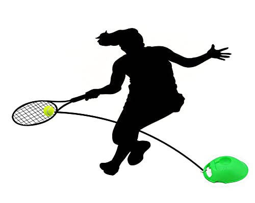 TaktZeit Tenis Antrenörü Geri Dönüş Tabanı Kendinden Tenis Antrenman Ekipmanı Tenis Uygulama Geri Dönüşü 2 Tel Top ile - 7