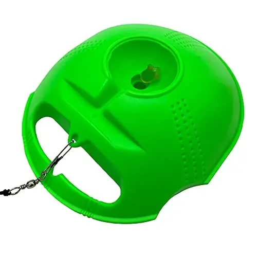 TaktZeit Tennis Trainer Rebound Baseboard Self Training Equipment Rebounder with 2 String Tennis Balls - 2