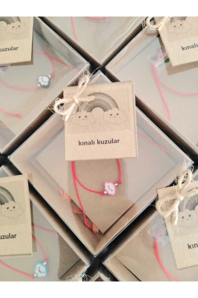 Talaba uchun sovg'a 1 yosh tug'ilgan kuni Maktabgacha ta'lim tadbiri Qutisi bulut bilaguzuk 10 dona - 5