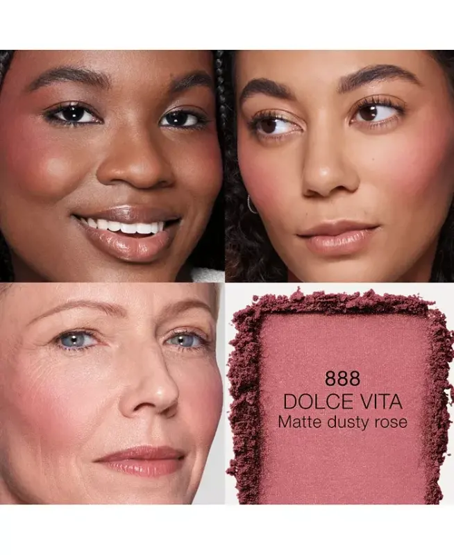 Talc Free Blush - Dolce Vita - 888 (matte dusty rose) - 2