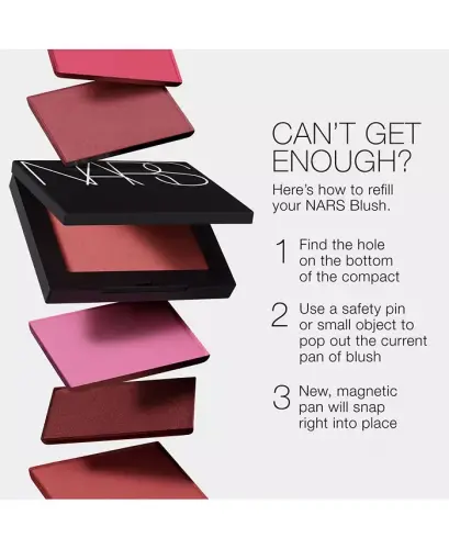 Talc Free Blush - Dolce Vita - 888 (matte dusty rose) - 3