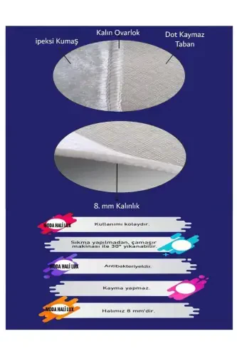 Ta'limli ingliz tili bolalar uchun o'yin gilami Sirg'almaydigan mashinada yuviladigan o'quv chaqaloq va bolalar xonasi gilami - 3