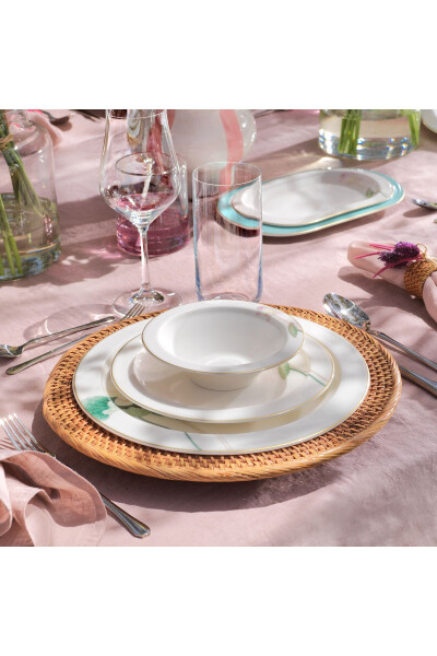 Talisman Belle Dinner Set 60 Pieces - Aqua Green - 7