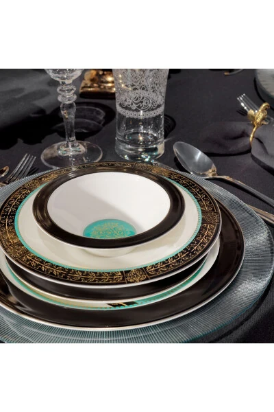 Talisman Dreamy Dinner Set 60 Pieces - Black - 1
