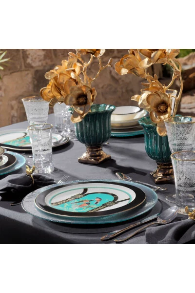 Talisman Dreamy Dinner Set 60 Pieces - Black - 2