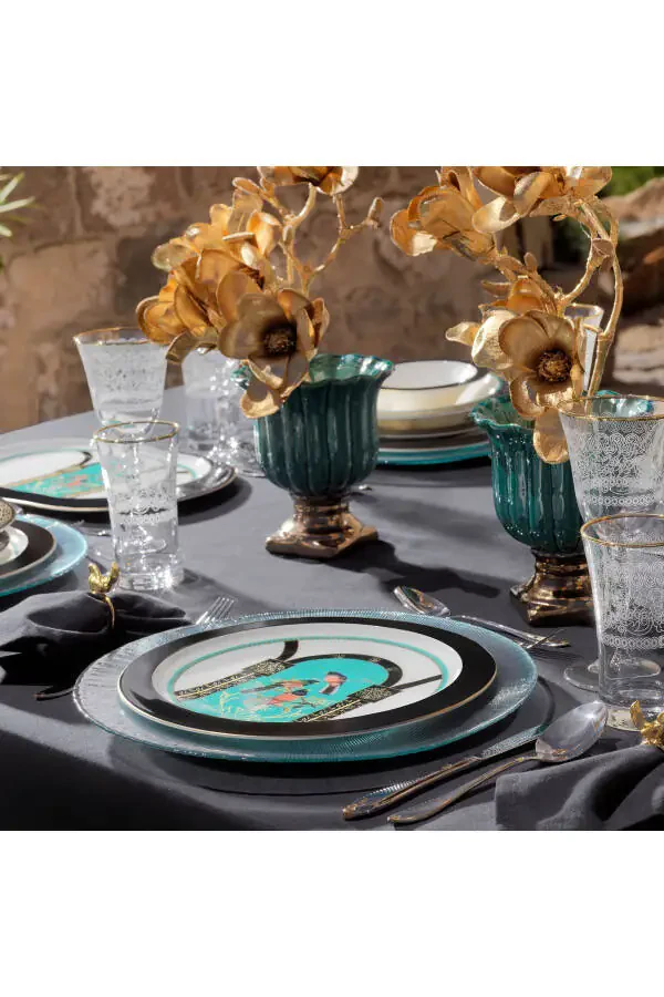 Talisman Dreamy Dinner Set 60 Pieces - Black - 5