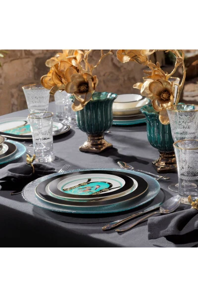 Talisman Dreamy Dinner Set 60 Pieces - Black - 7