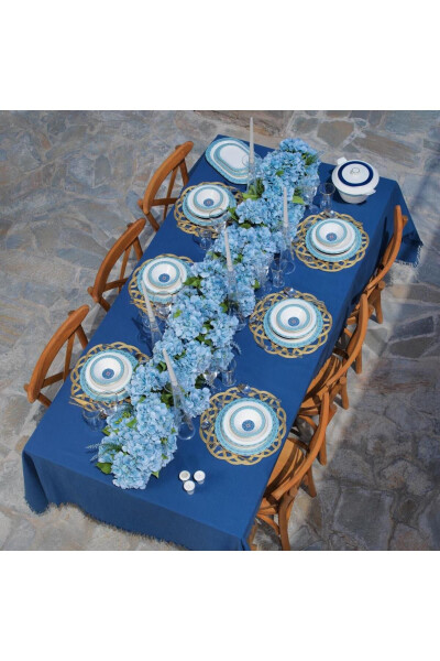 Talisman Sapphire Dinner Set 60 Pieces - Turquoise - 5