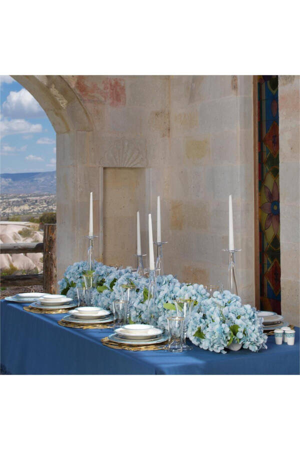 Talisman Sapphire Dinner Set 60 Pieces - Turquoise - 6