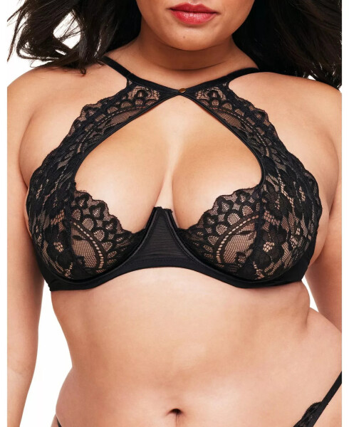 Tallulah Women's Plus-Size Unlined Balconette Bra Black - 1