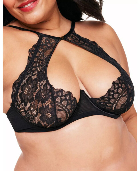 Tallulah Women's Plus-Size Unlined Balconette Bra Black - 2