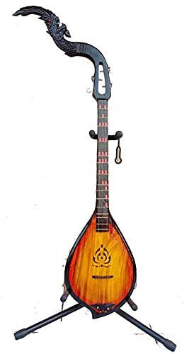 Tamegems Craft Isarn Acoustic Phin 3 Strings, Thai Lao Guitar Musical Instrument, Traditional Thai Musical Pin N01 - 2