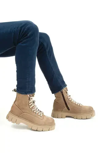 Tamer Tanca Erkak Haqiqiy Teri Vizon Casual Bot - 3