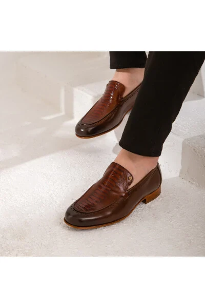 Tamer Tanca Erkek Derı Klasik Ayakkabı 477 48297 Erk Ayk Y22-Taba - 2