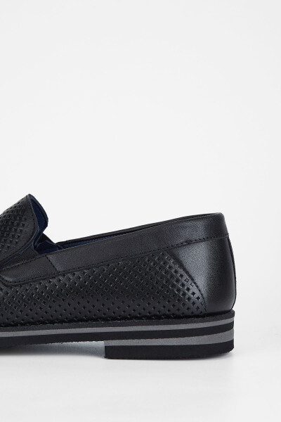 Tamer Tanca Erkek Hakiki Deri Casual Ayakkabı 383 3345 Ev Erk Ayk Y19-SIYAH BSKTY - 4