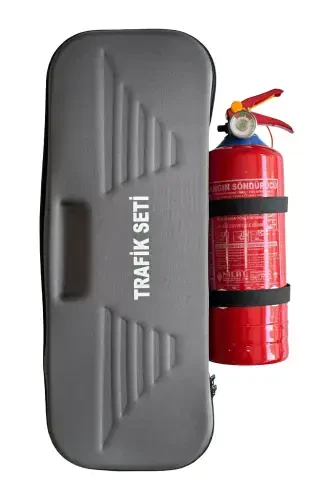 Ta'mirlash to'plami Kulrang Eva Trafik to'plami va 1 kg o't o'chirgich - 4