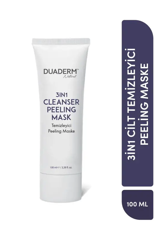 Ta'mirlovchi va mahkamlovchi 3 ta 1 da teri tozalovchi peeling maskasi 100 ml - DUADERM