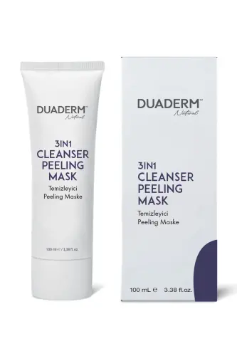 Ta'mirlovchi va mahkamlovchi 3 ta 1 da teri tozalovchi peeling maskasi 100 ml - DUADERM (1)